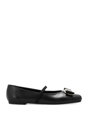 フラットシューズ STELLA MCCARTNEY Woman Ballet flats Black 810473W1IL0 1000 Women Pitch black Ryder Popper-Studded Ballet Flats | Stella